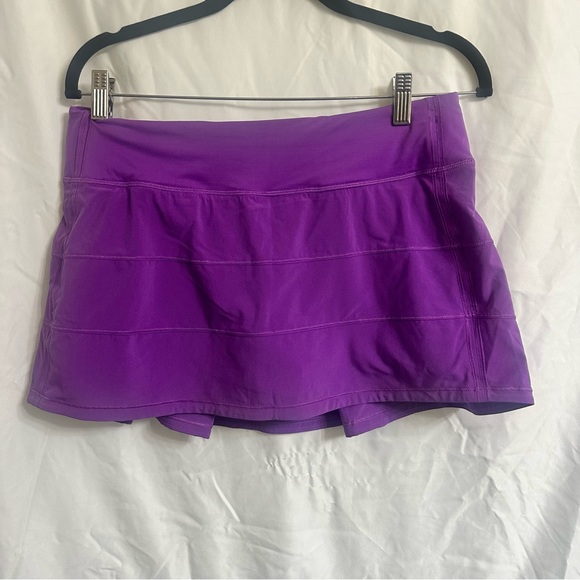 Lululemon athletics size 8  pace rival mid rise tennis skirt moonlit magenta - Picture 1 of 9